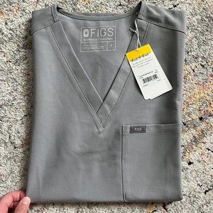 FIGS Catarina CEMENT Scrub Top